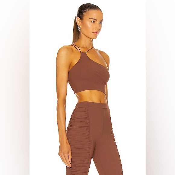 Revolve Alix NYC Avon Crop Top in brown | size L - Picture 3 of 4